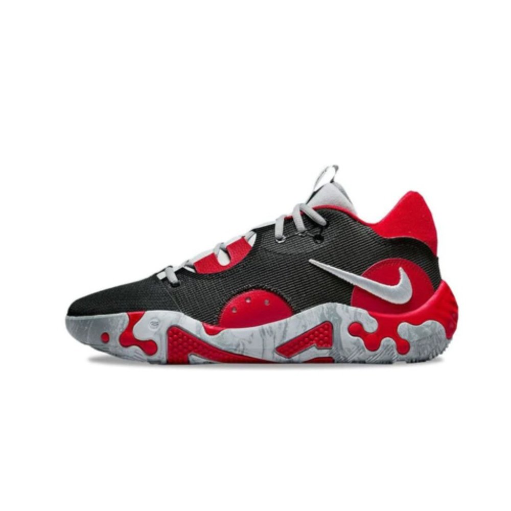 🔥🔥 Nike PG6 Paul George Bred Black Red Grey DC1974-003 Mens Size 10.5 🔥🔥